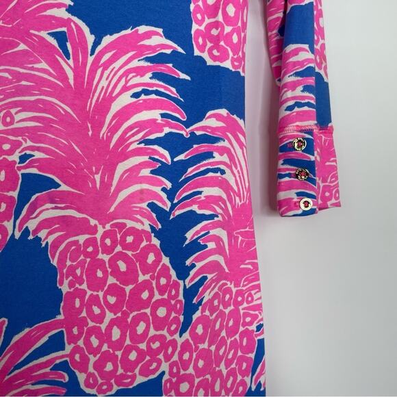 Lily Pulitzer Blue Haven Pineapples mini dress size XXS - Picture 5 of 16